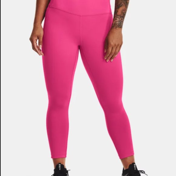 Under Armour UA Meridian Crop Leggings 1355915-634 Pink Women's Small Tall - Picture 7 of 7